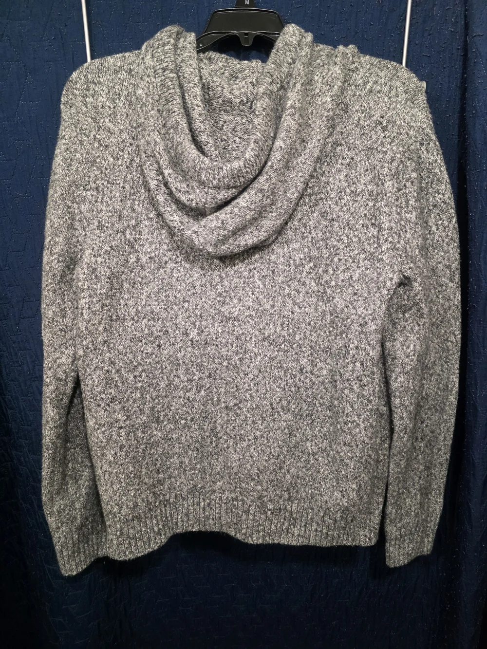 Old Navy Gray Marled Crewneck Hoodie Sweater